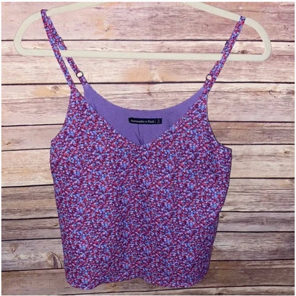 🎈Sale🎈Abercrombie & Fitch Sleeveless Floral print Crop Top